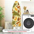 1-Piece Pine Cone Orange Star Anise  Ironing Board Cover, Universal Size, Without Board