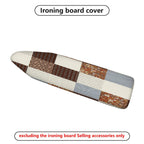 1-Piece Patchwork Geometric Retro  Ironing Board Cover, Universal Size, Without Board
