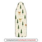 1-Piece Christmas Tree Bow Pattern Holiday  Ironing Board Cover, Universal Size, Without Board