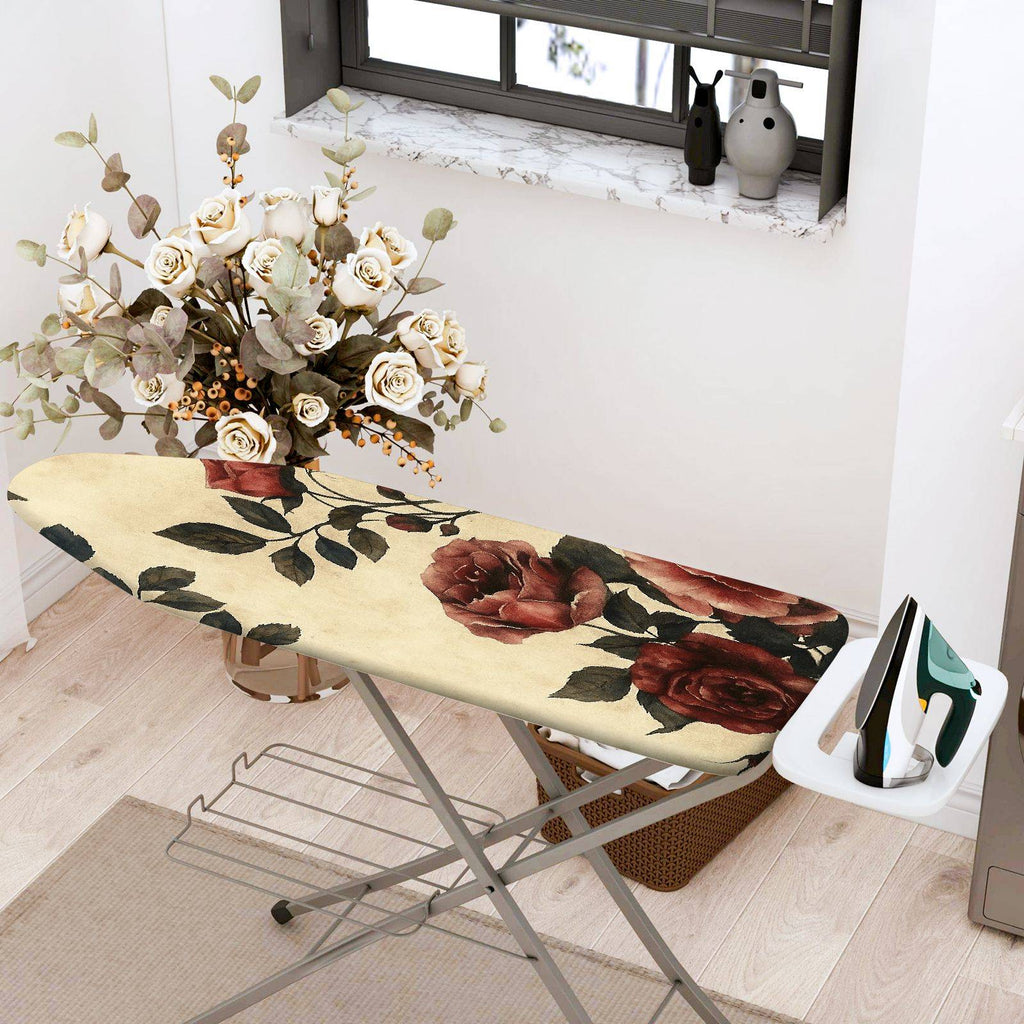 1-Piece Floral Pattern Vintage Retro  Ironing Board Cover, Universal Size, Without Board