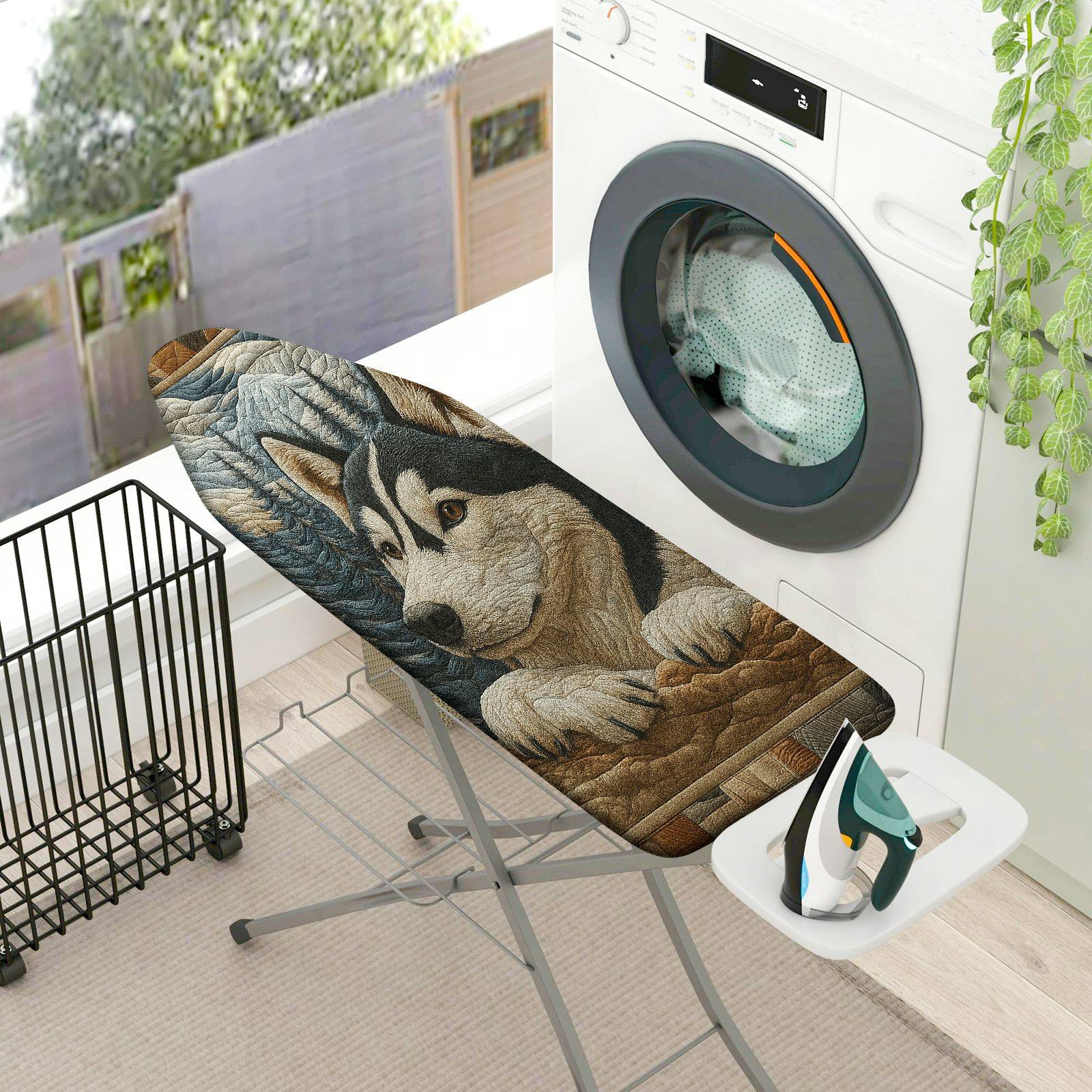 1-Piece Dog Animal Nature  Ironing Board Cover, Universal Size, Without Board