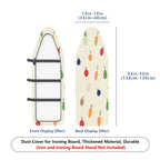 1-Piece Fruit Carrot Pattern Strawberry  Ironing Board Cover, Universal Size, Without Board