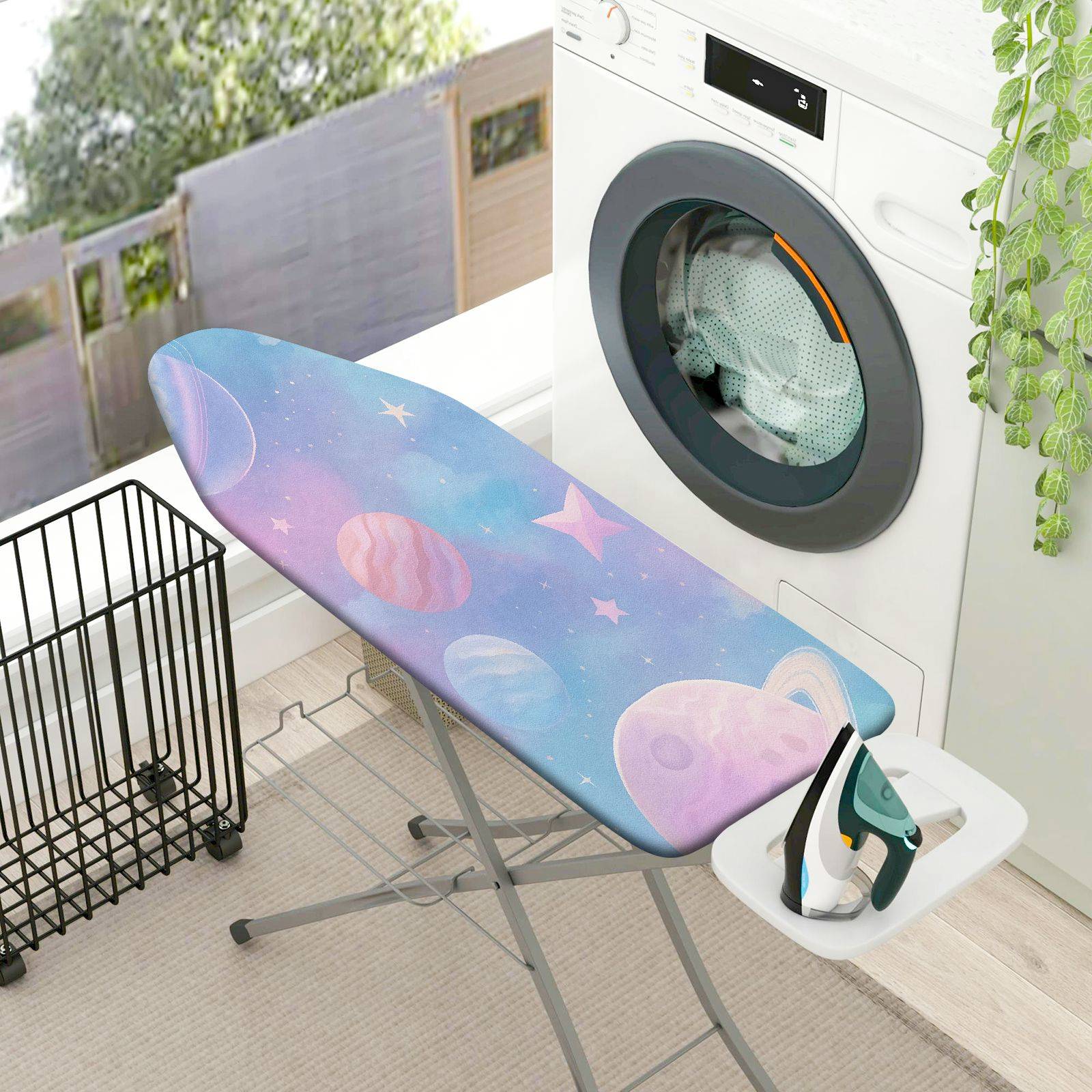 1-Piece Space Galaxy Star  Ironing Board Cover, Universal Size, Without Board