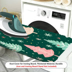 1-Piece Christmas Tree Snowflake Stars  Ironing Board Cover, Universal Size, Without Board
