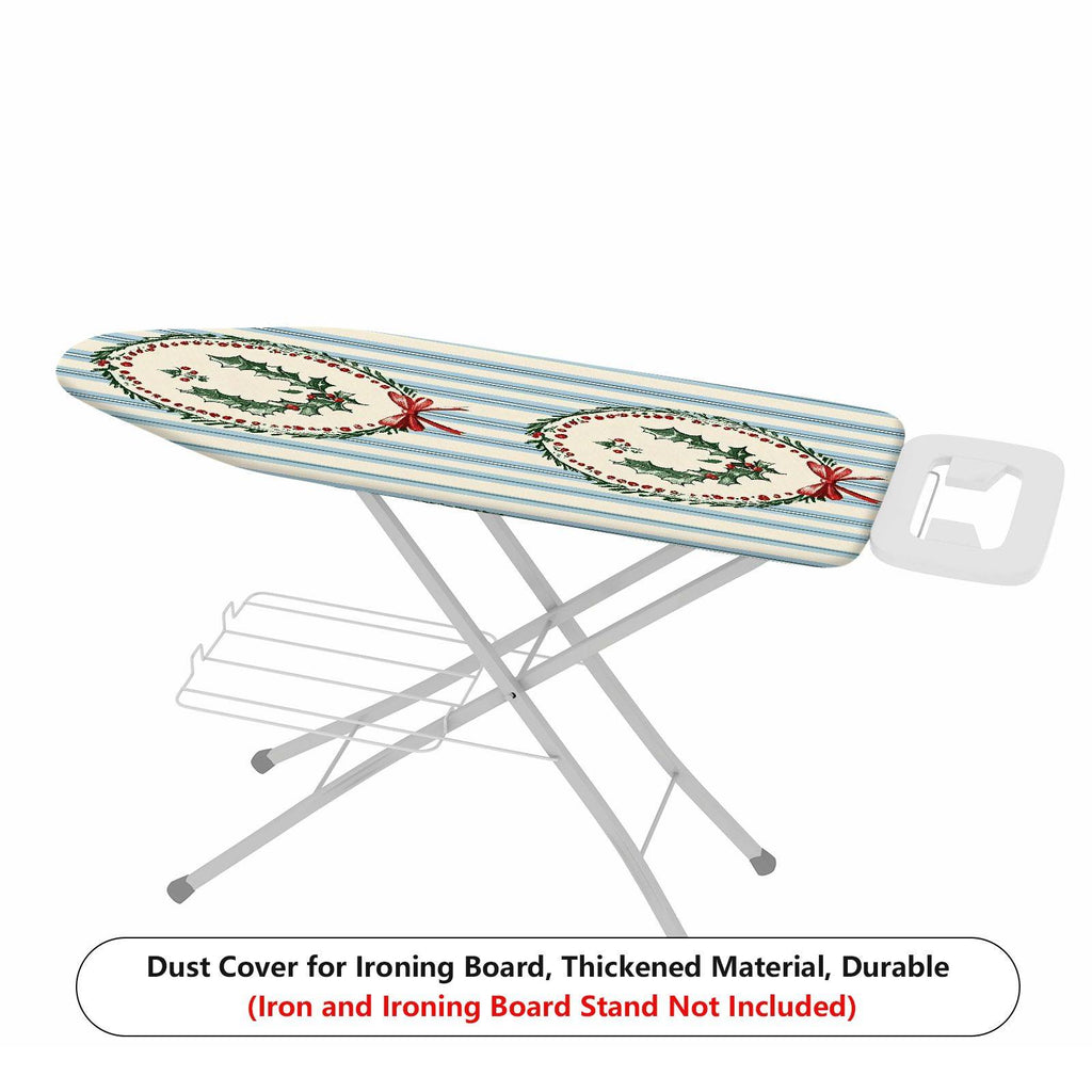 1-Piece Christmas Holly Festive  Ironing Board Cover, Universal Size, Without Board