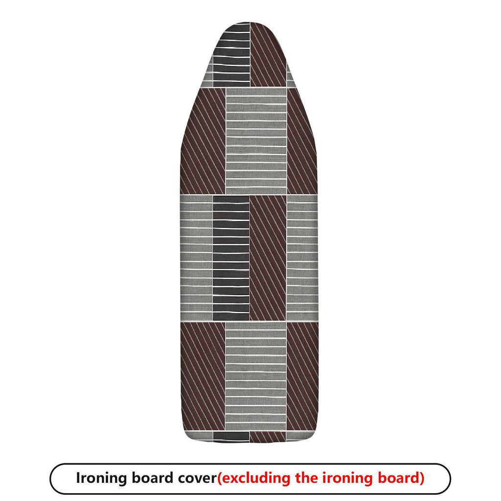 1-Piece Striped Geometric Modern  Ironing Board Cover, Universal Size, Without Board