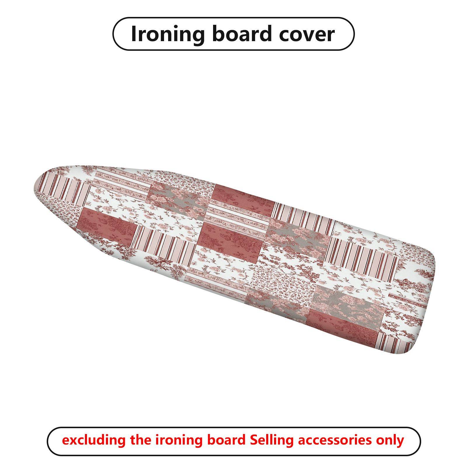 1-Piece Floral Striped Patchwork  Ironing Board Cover, Universal Size, Without Board