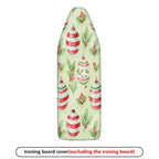 1-Piece Christmas Ornament Holly Berry  Ironing Board Cover, Universal Size, Without Board