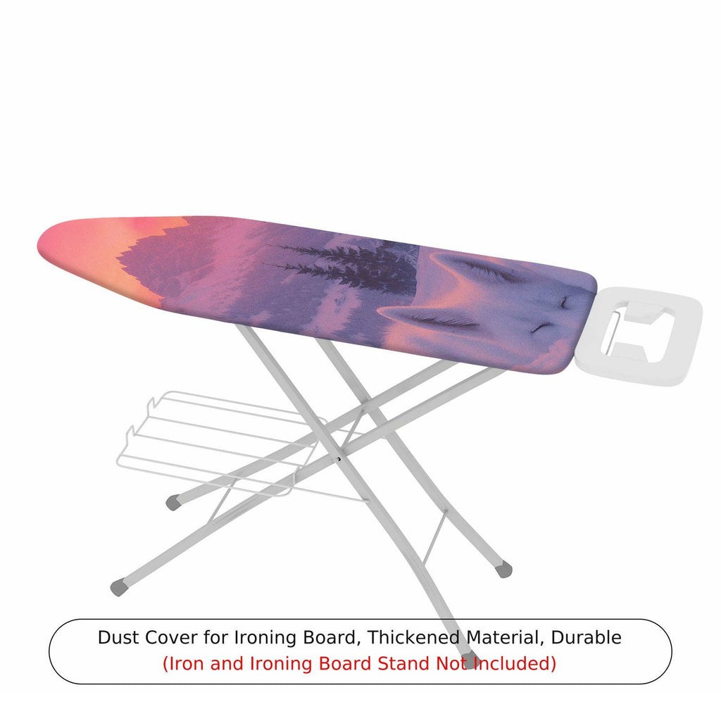 1-Piece Sunset Forest Animal  Ironing Board Cover, Universal Size, Without Board