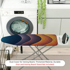 1-Piece Retro Orange Scales  Ironing Board Cover, Universal Size, Without Board