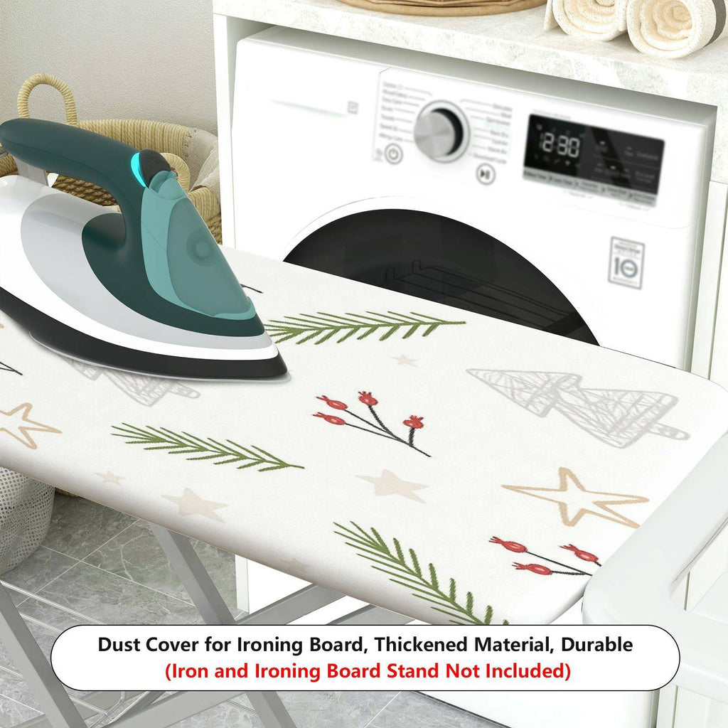 1-Piece Christmas Tree Star Pine  Ironing Board Cover, Universal Size, Without Board