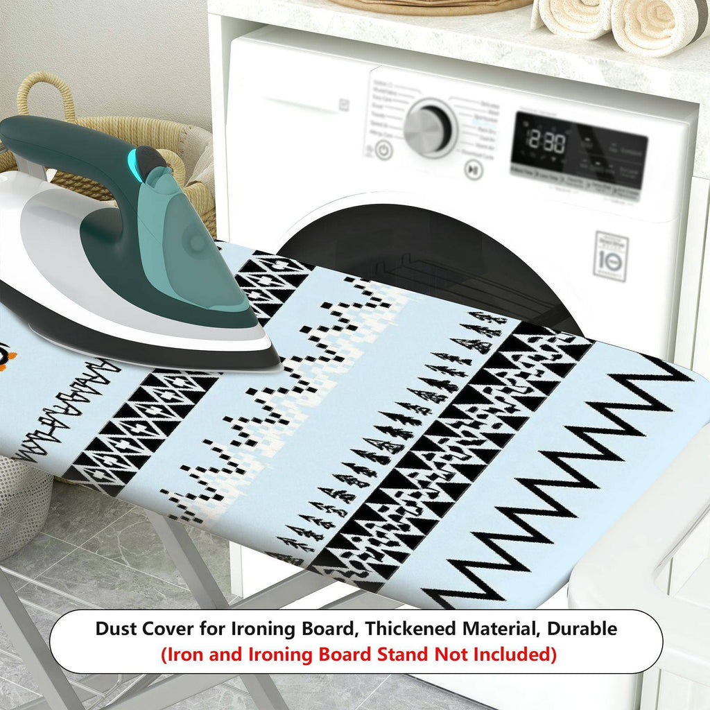 1-Piece Penguin Heart Tribal  Ironing Board Cover, Universal Size, Without Board