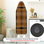 1-Piece Plaid Checkered Striped  Ironing Board Cover, Universal Size, Without Board