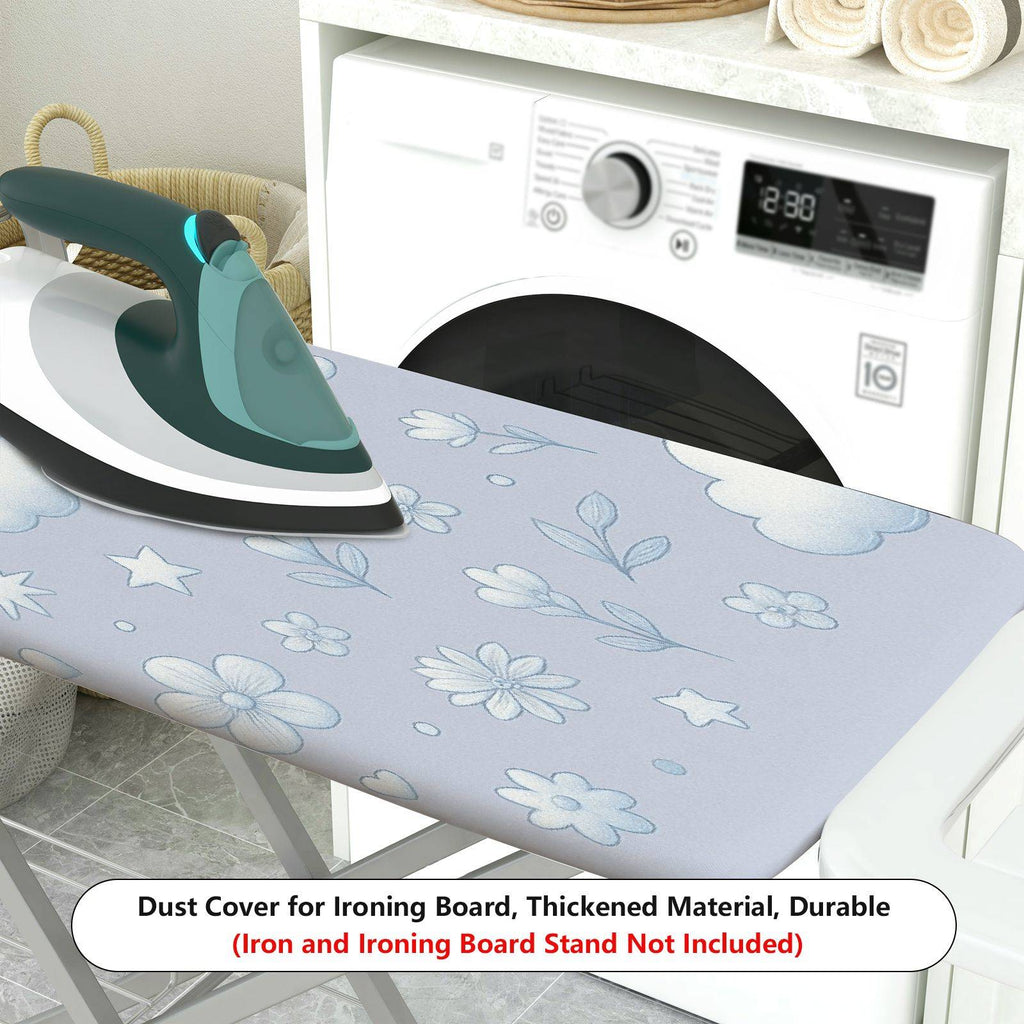 1-Piece Floral Cloud Star  Ironing Board Cover, Universal Size, Without Board