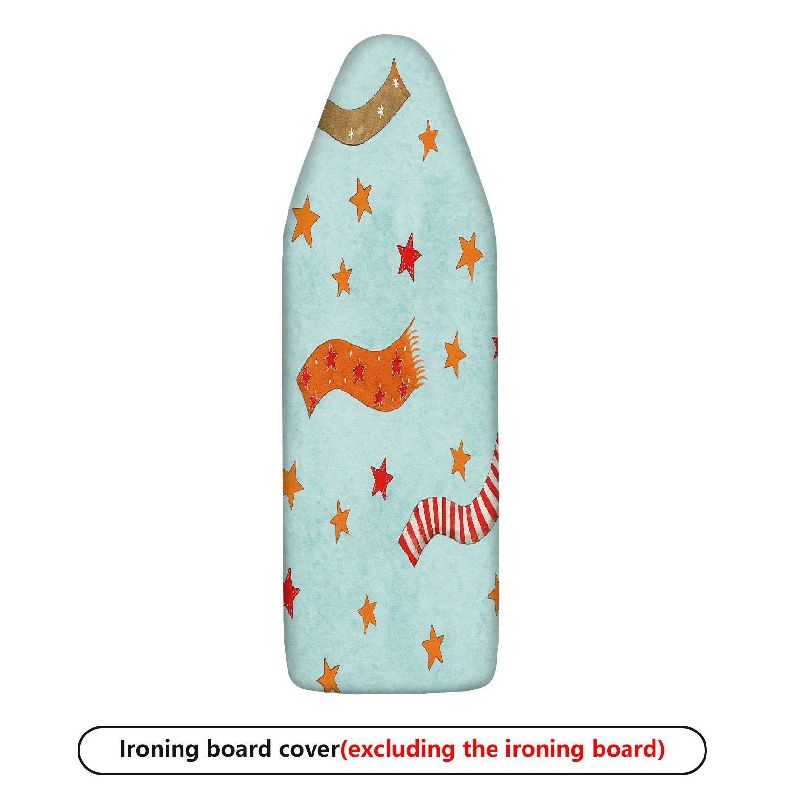 1-Piece Star Ribbon Pattern  Ironing Board Cover, Universal Size, Without Board