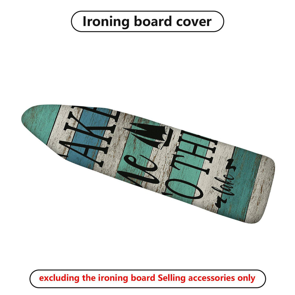 1-Piece Blue Striped Nautical Vintage  Ironing Board Cover, Universal Size, Without Board