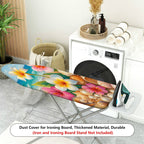 1-Piece Tropical Beach Floral Shell  Ironing Board Cover, Universal Size, Without Board