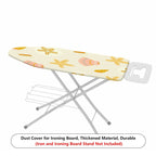 1-Piece Sea Shell Starfish Sand Dollar  Ironing Board Cover, Universal Size, Without Board