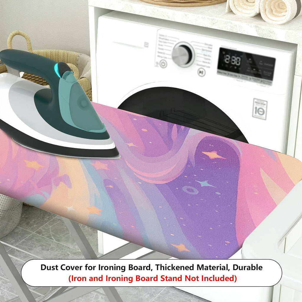 1-Piece Galaxy Starry Swirl Pastel  Ironing Board Cover, Universal Size, Without Board