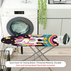 1-Piece Unicorn Rainbow Star  Ironing Board Cover, Universal Size, Without Board