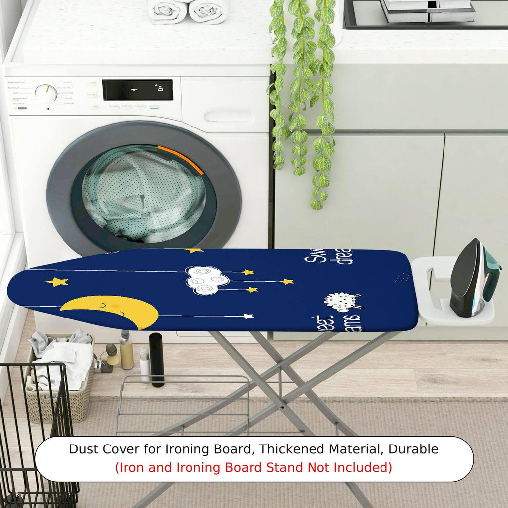 1-Piece Moon Cloud Star  Ironing Board Cover, Universal Size, Without Board