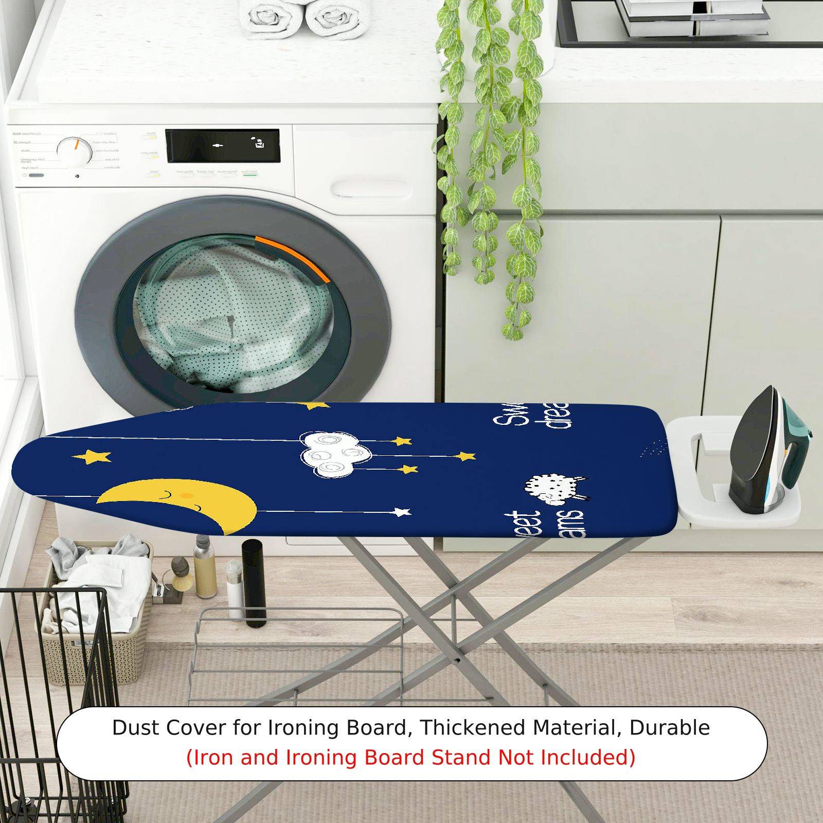 1-Piece Moon Cloud Star  Ironing Board Cover, Universal Size, Without Board