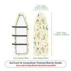 1-Piece Unicorn Cloud Star  Ironing Board Cover, Universal Size, Without Board
