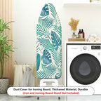 1-Piece Tropical Leaf Pattern Greenery  Ironing Board Cover, Universal Size, Without Board