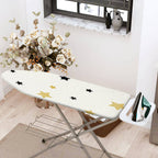 1-Piece Star Black Gold  Ironing Board Cover, Universal Size, Without Board
