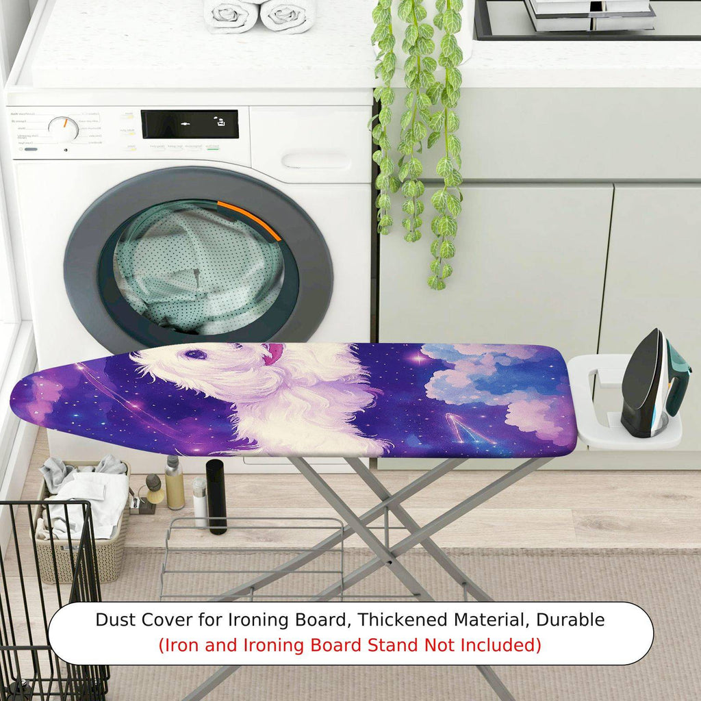 1-Piece Dog Cloud Galaxy  Ironing Board Cover, Universal Size, Without Board