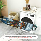 1-Piece Christmas Winter Santa  Ironing Board Cover, Universal Size, Without Board