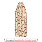 1-Piece Heart Pattern Love Striped  Ironing Board Cover, Universal Size, Without Board