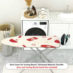 1-Piece Christmas Gloves Snowflake  Ironing Board Cover, Universal Size, Without Board
