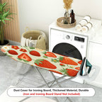 1-Piece Strawberry Fruit Floral  Ironing Board Cover, Universal Size, Without Board