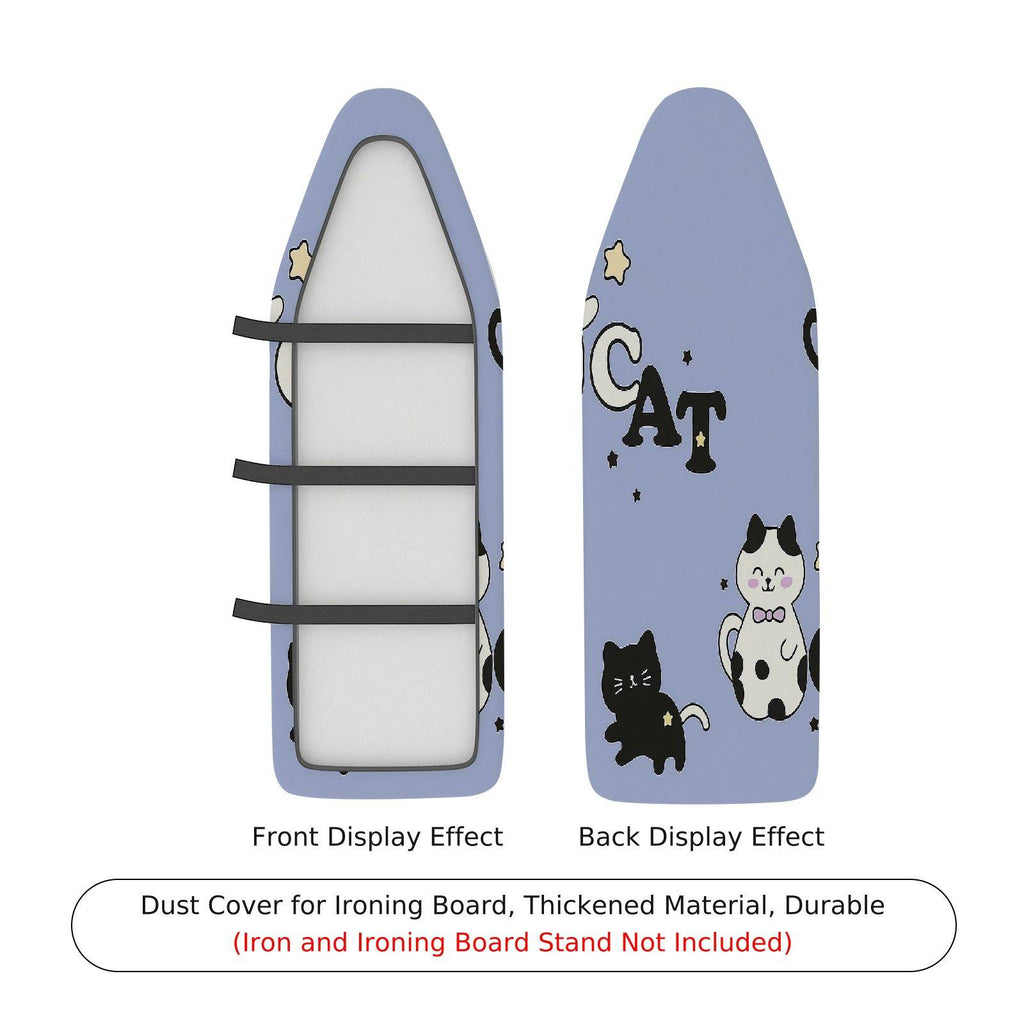 1-Piece Cat Dog Star Moon  Ironing Board Cover, Universal Size, Without Board