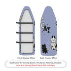 1-Piece Cat Dog Star Moon  Ironing Board Cover, Universal Size, Without Board