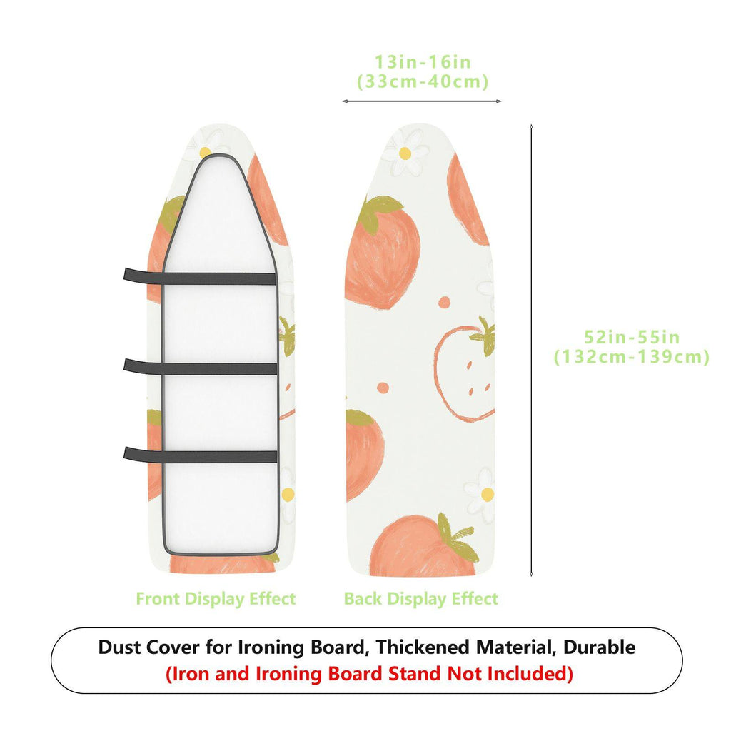 1-Piece Strawberry Floral Fresh  Ironing Board Cover, Universal Size, Without Board