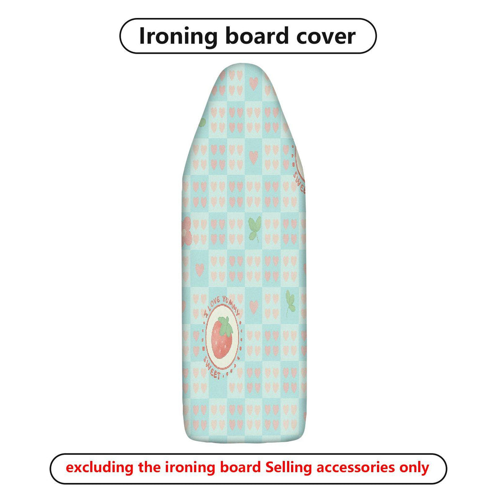 1-Piece Strawberry Heart Pattern Sweet  Ironing Board Cover, Universal Size, Without Board