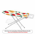 1-Piece Fresh Fruit Strawberry Orange Pattern  Ironing Board Cover, Universal Size, Without Board
