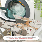 1-Piece Cat Pattern Cute Animal  Ironing Board Cover, Universal Size, Without Board