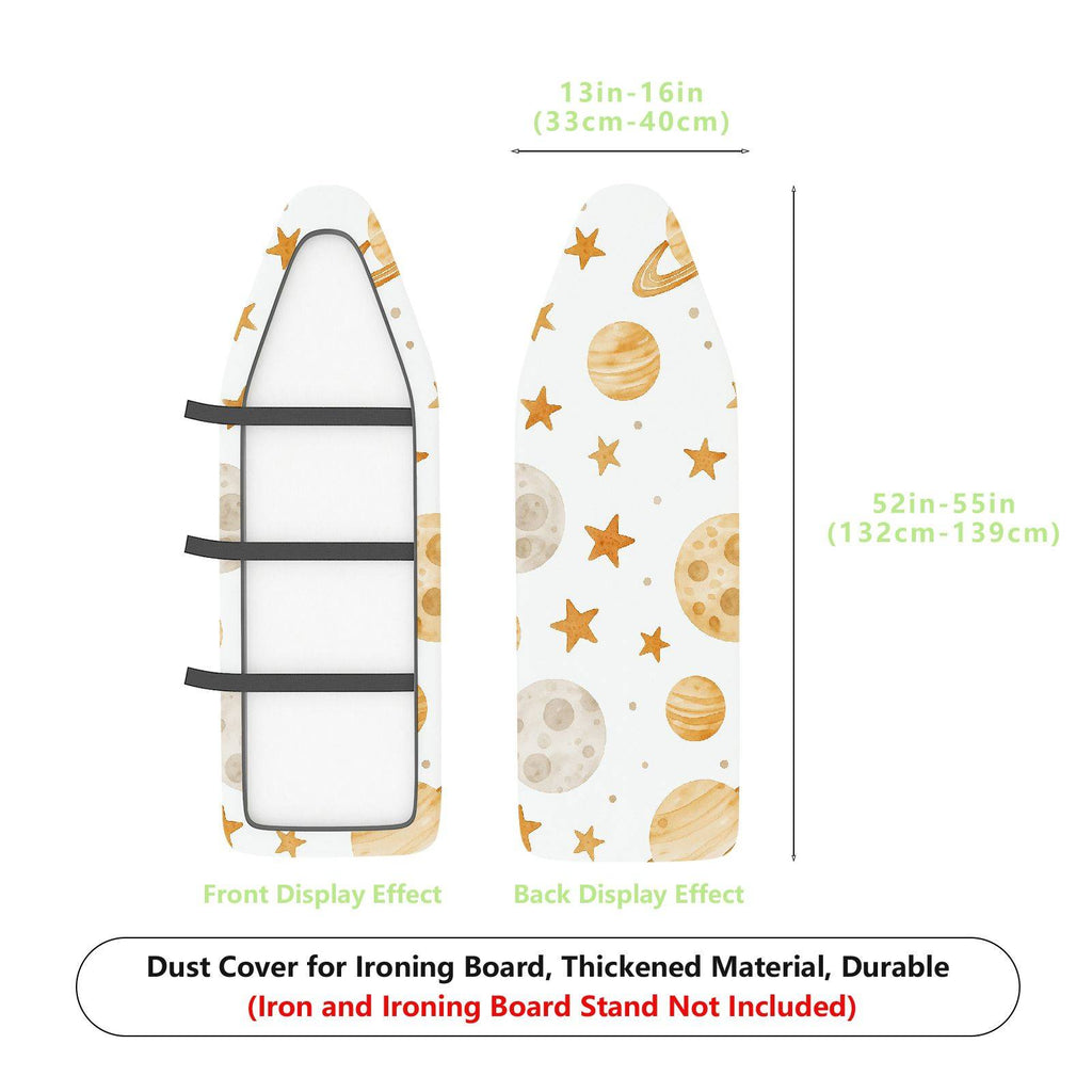 1-Piece Moon Star Planet  Ironing Board Cover, Universal Size, Without Board