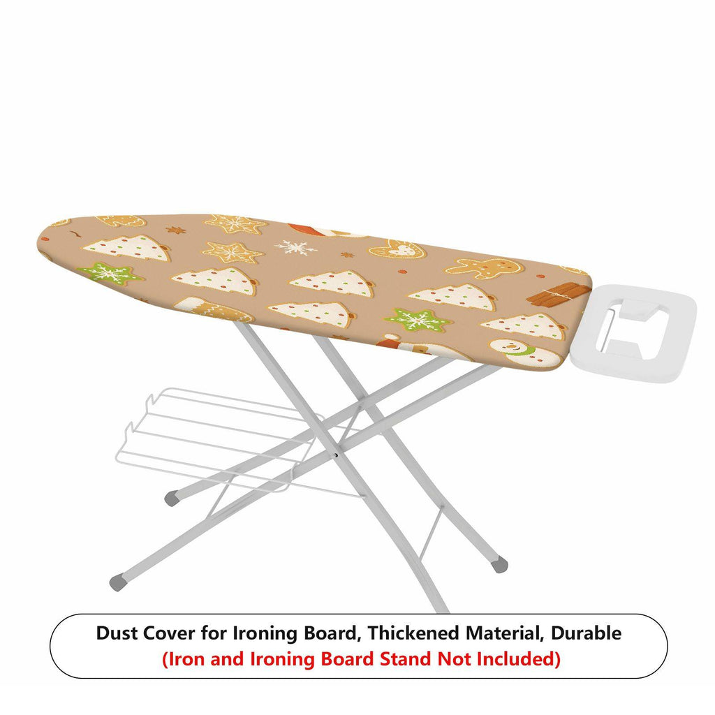 1-Piece Christmas Tree Gingerbread Santa  Ironing Board Cover, Universal Size, Without Board