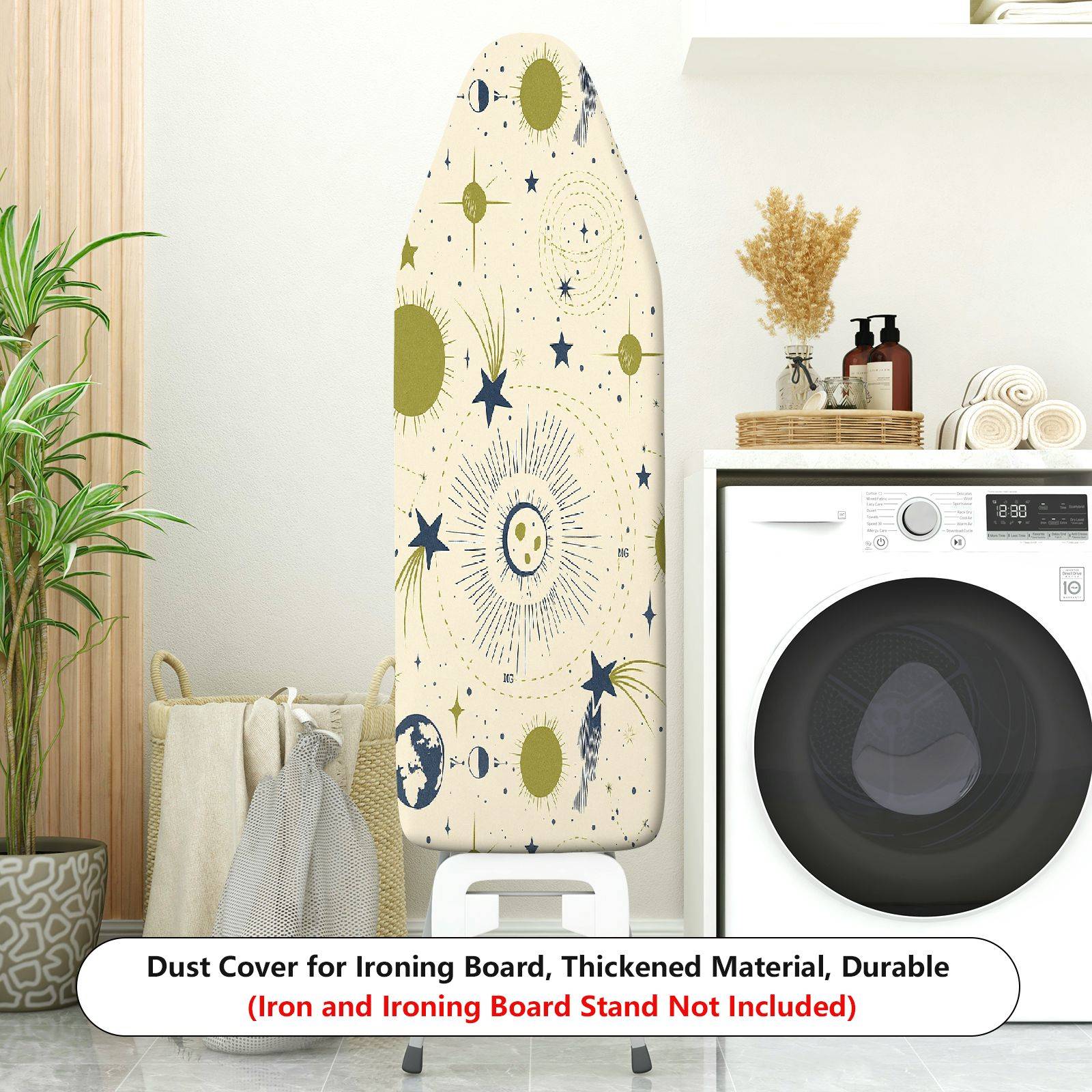1-Piece Starry Space Celestial  Ironing Board Cover, Universal Size, Without Board