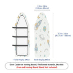 1-Piece Rocket Planet Star  Ironing Board Cover, Universal Size, Without Board
