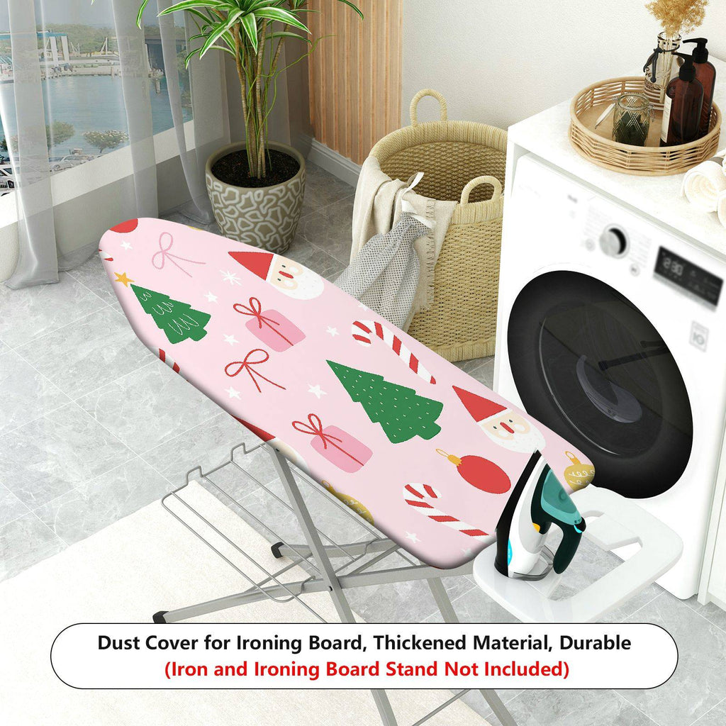 1-Piece Christmas Santa Tree Gift  Ironing Board Cover, Universal Size, Without Board