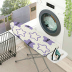 1-Piece Star Pattern Lucky Text Purple  Ironing Board Cover, Universal Size, Without Board