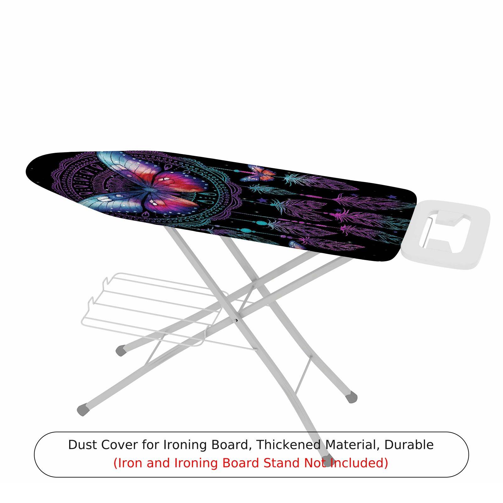 1-Piece Butterfly Dreamcatcher Feathers  Ironing Board Cover, Universal Size, Without Board