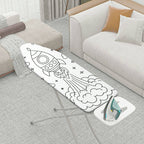 1-Piece Rocket Space Stars  Ironing Board Cover, Universal Size, Without Board