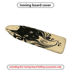 1-Piece Black Cat Abstract Artistic  Ironing Board Cover, Universal Size, Without Board