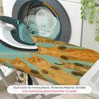 1-Piece Cat Heart Blue  Ironing Board Cover, Universal Size, Without Board